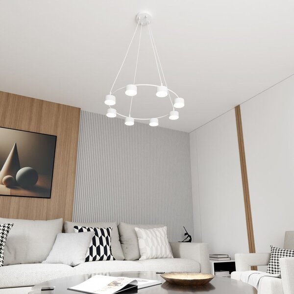 Emibig modern függeszték starlit fehér emi1373/8