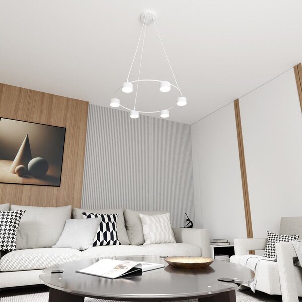 Emibig modern függeszték starlit fehér emi1373/6