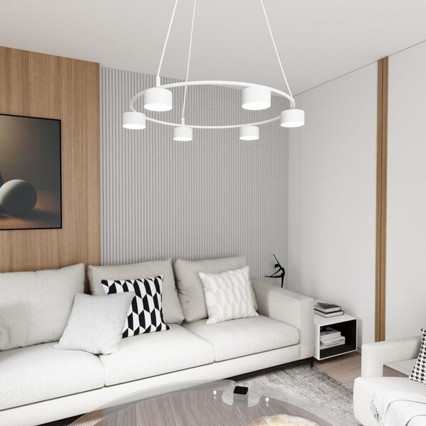 Emibig modern függeszték starlit fehér emi1373/6