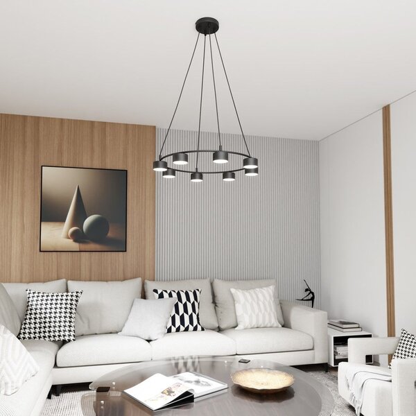 Emibig modern függeszték starlit fekete emi1372/8