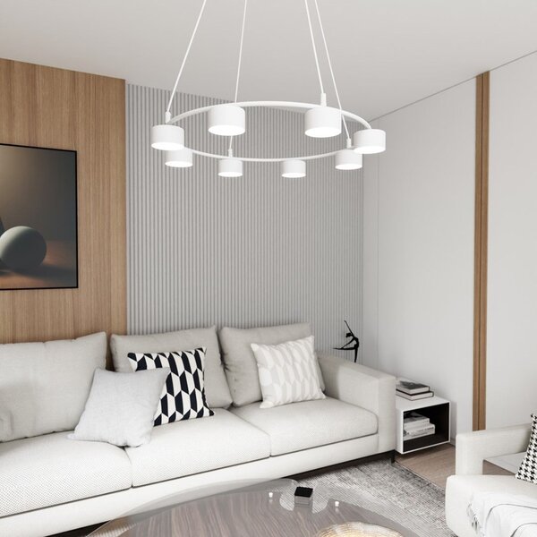 Emibig modern függeszték starlit fehér emi1373/8