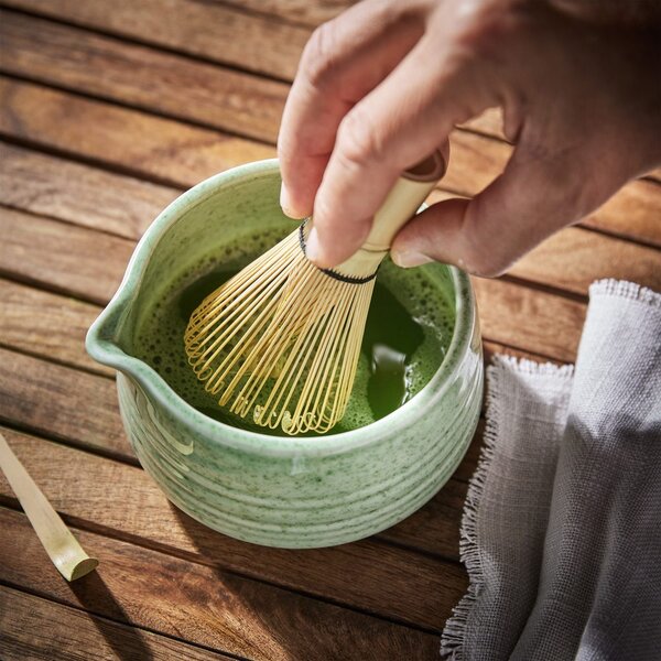 Matcha készítő 4 darabos szett zöld