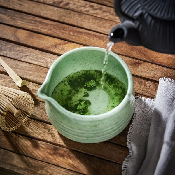 Matcha készítő 4 darabos szett zöld