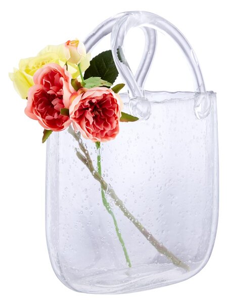 KELLY üveg váza 28 cm
