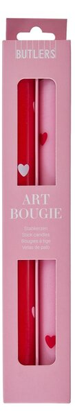 ART BOUGIE gyertya szivecskés 2 darabos