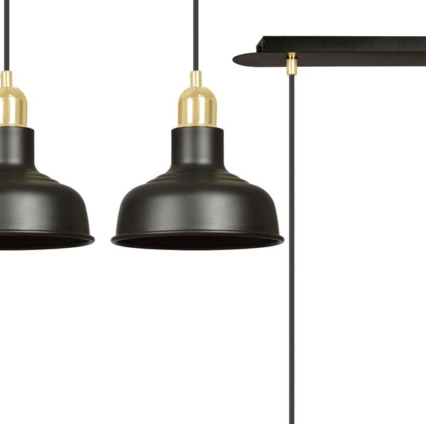 Emibig loft skandináv függeszték ibor fekete emi1042/2