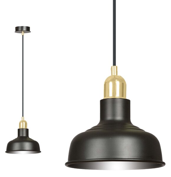 Emibig loft skandináv függeszték ibor fekete emi1042/1