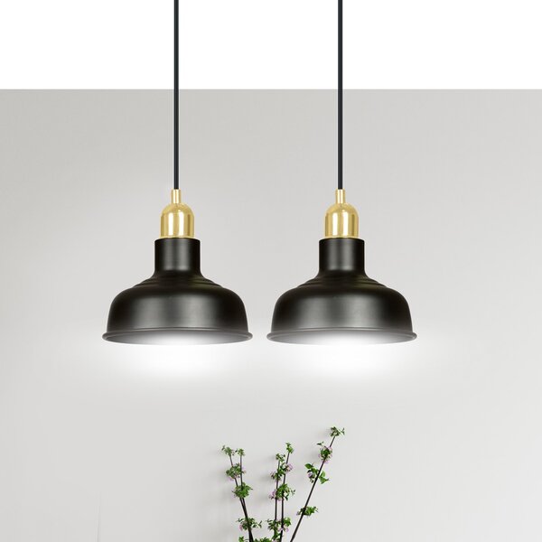 Emibig loft skandináv függeszték ibor fekete emi1042/2