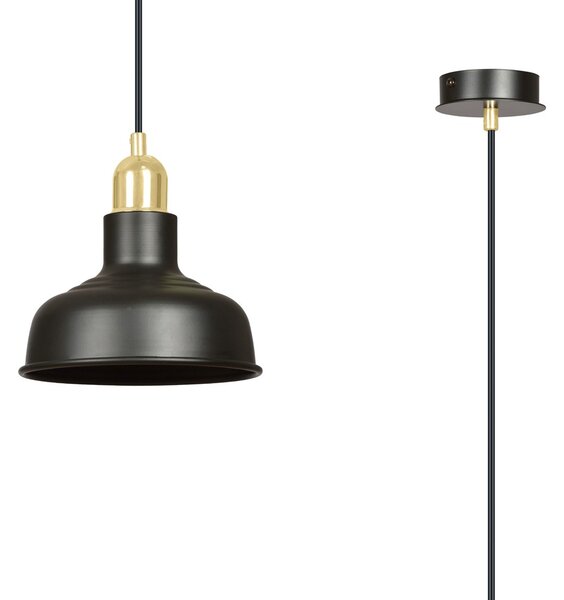 Emibig loft skandináv függeszték ibor fekete emi1042/1