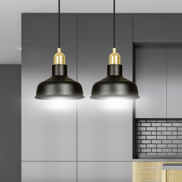 Emibig loft skandináv függeszték ibor fekete emi1042/2