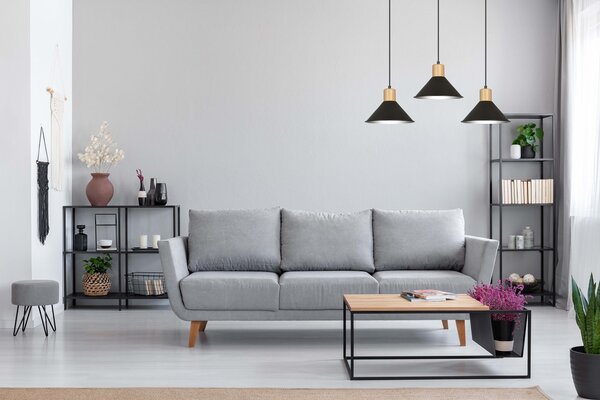 Emibig skandináv függeszték rowen fekete emi1044/3