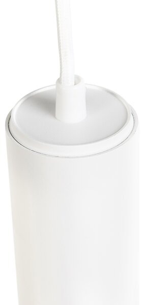 Design függőlámpa fehér, 3 fázisú sínadapterrel - 3 fázisú Tuba Small