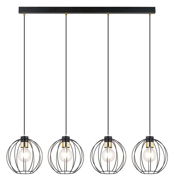 Emibig modern függeszték gino fekete arany emi1222/4