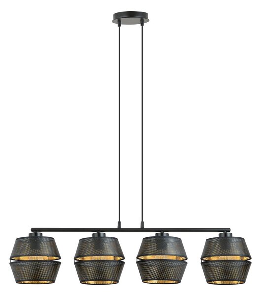 Emibig modern függeszték malia fekete arany emi1185/4