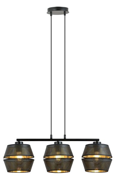 Emibig modern függeszték malia fekete arany emi1185/3
