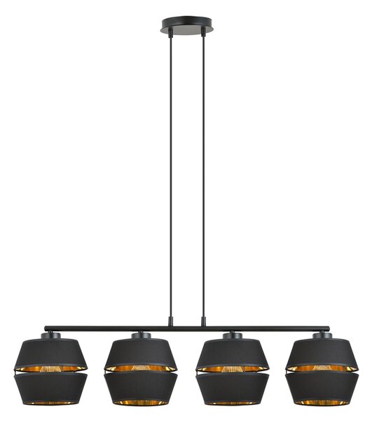 Emibig modern függeszték piano fekete arany emi1183/4