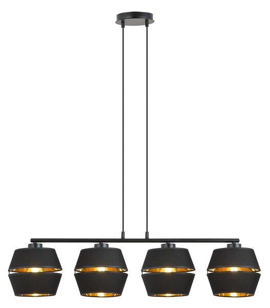 Emibig modern függeszték piano fekete arany emi1183/4