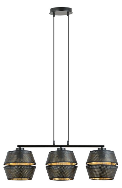 Emibig modern függeszték malia fekete arany emi1185/3