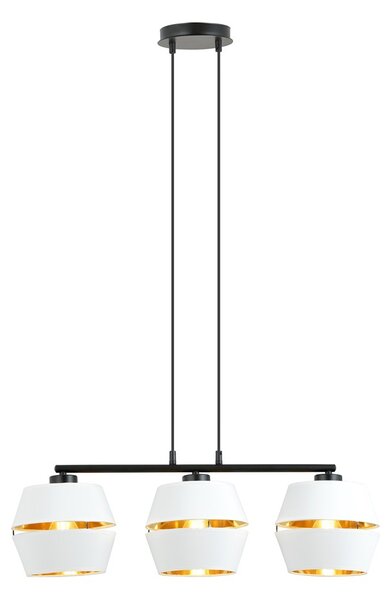 Emibig modern függeszték piano fehér fekete arany emi1182/3