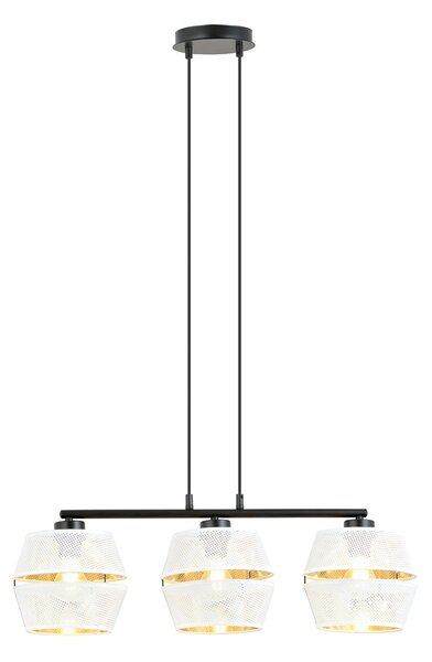 Emibig modern függeszték piano fehér fekete arany emi1182/3