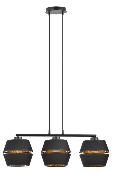 Emibig modern függeszték piano fekete arany emi1183/3