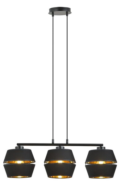 Emibig modern függeszték piano fekete arany emi1183/3