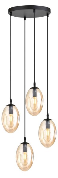 Emibig modern függeszték astral fekete mézédes emi1267/4prem