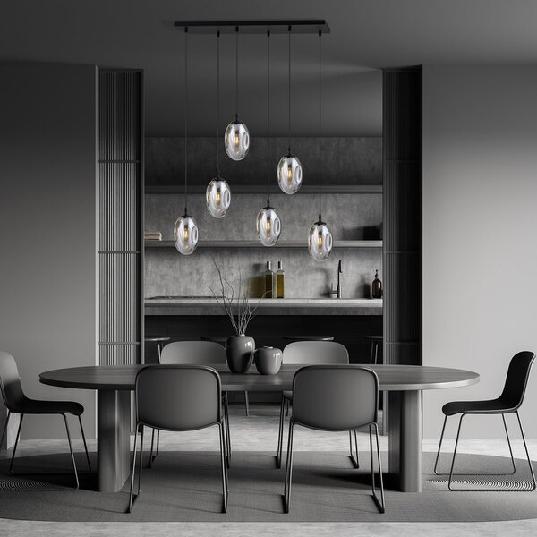 Emibig modern függeszték astral fekete grafit emi1266/6