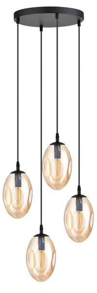 Emibig modern függeszték astral fekete mézédes emi1267/4prem