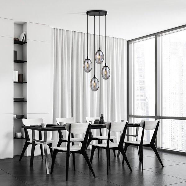 Emibig modern függeszték astral fekete grafit emi1266/4prem