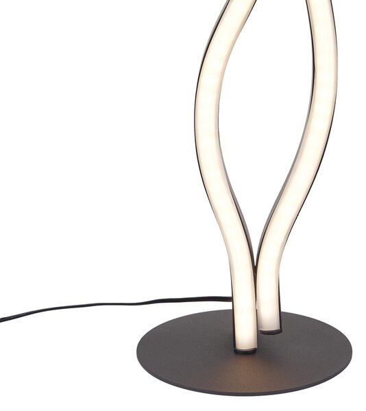 Design asztali lámpa fekete LED-del, dimmelhető - Ying