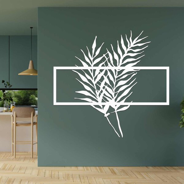 Fa kép minimalista levelekkel keretben - FERNS
