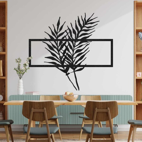 Fa kép minimalista levelekkel keretben - FERNS