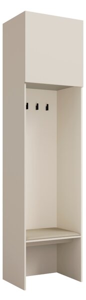 Előszoba garnitúra Toledo 139, 237x58x47cm, Bézs, Laminált forgácslap