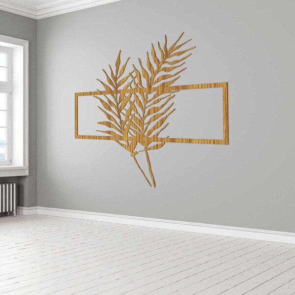 Fa kép minimalista levelekkel keretben - FERNS