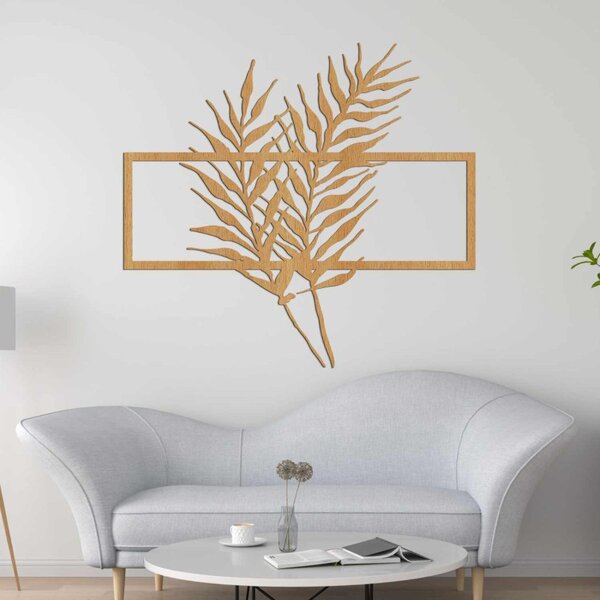 Fa kép minimalista levelekkel keretben - FERNS