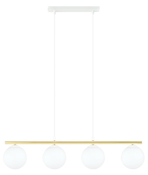 Emibig modern függeszték allora fehér arany emi1255/4