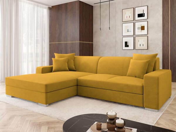 Sarokkanapé Kingsport 118, Kárpit, 75x263x178cm