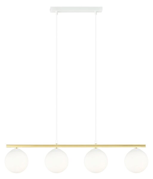 Emibig modern függeszték allora fehér arany emi1255/4