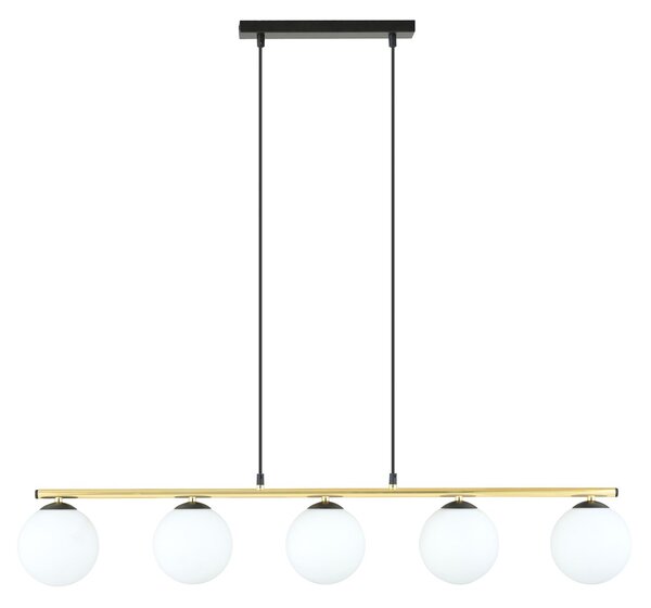Emibig modern függeszték allora fehér fekete arany emi1254/5