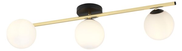 Emibig modern mennyezeti lámpa splendi fehér fekete arany emi1248/3
