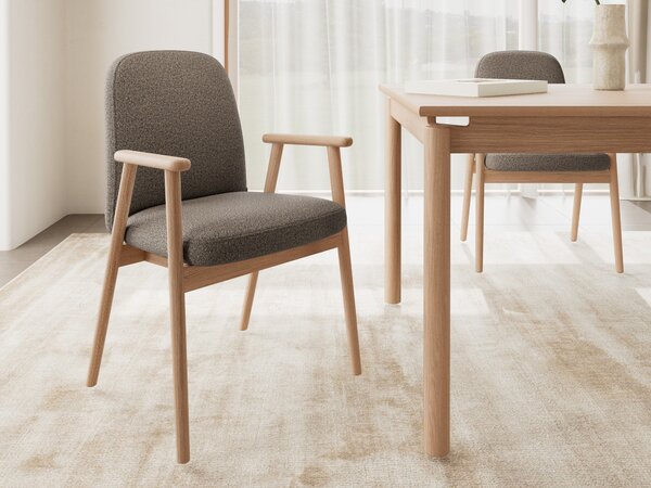 Szék Norsica 1090, 88x55x61cm, Taupe, Tölgy