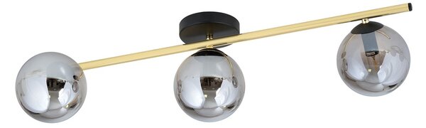 Emibig modern mennyezeti lámpa splendi fekete grafit arany emi1246/3