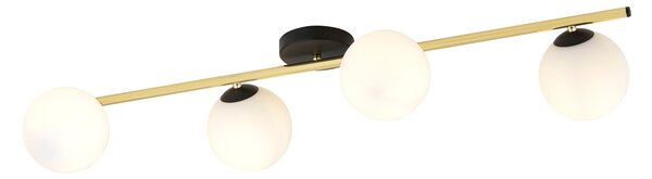 Emibig modern mennyezeti lámpa splendi fehér fekete arany emi1248/4