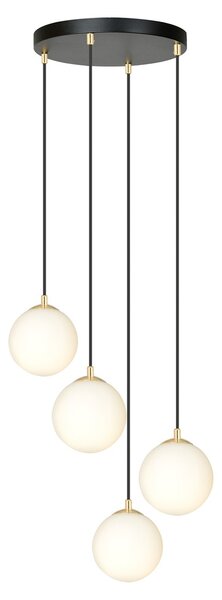 Emibig modern függeszték royal fehér fekete arany emi1243/4