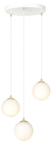 Emibig modern függeszték royal fehér arany emi1244/3