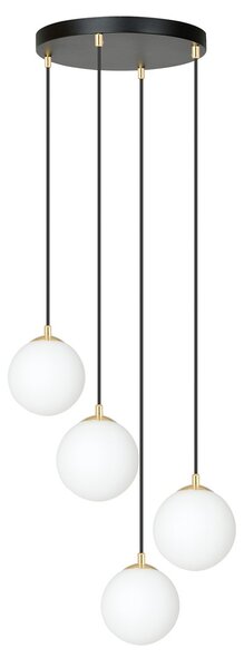 Emibig modern függeszték royal fehér fekete arany emi1243/4