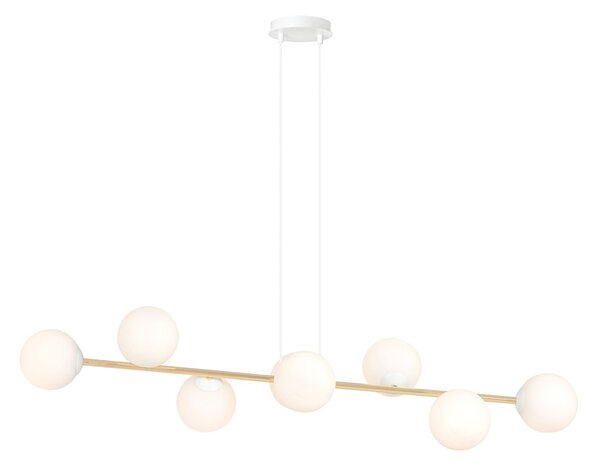 Emibig modern függeszték gravity fehér arany emi1242/8