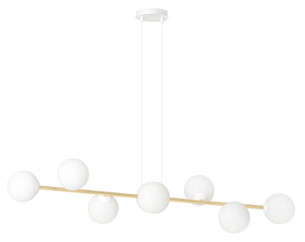Emibig modern függeszték gravity fehér arany emi1242/8
