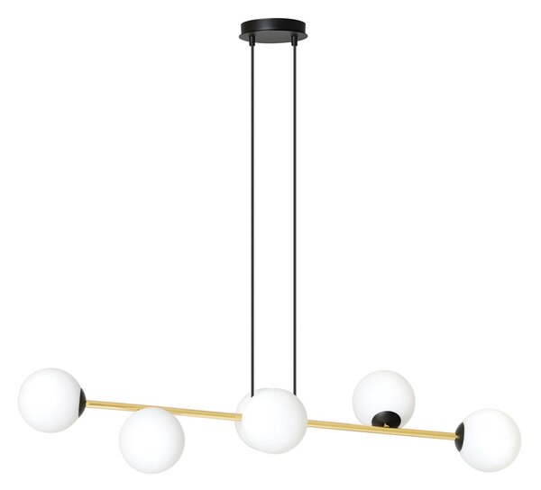 Emibig modern függeszték gravity fehér fekete arany emi1241/6